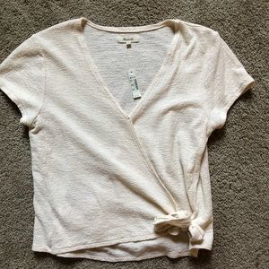Madewell Textured Wrap Tee